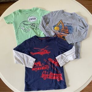 Carter’s Toddler Boy Graphic Shirts - Set of 3